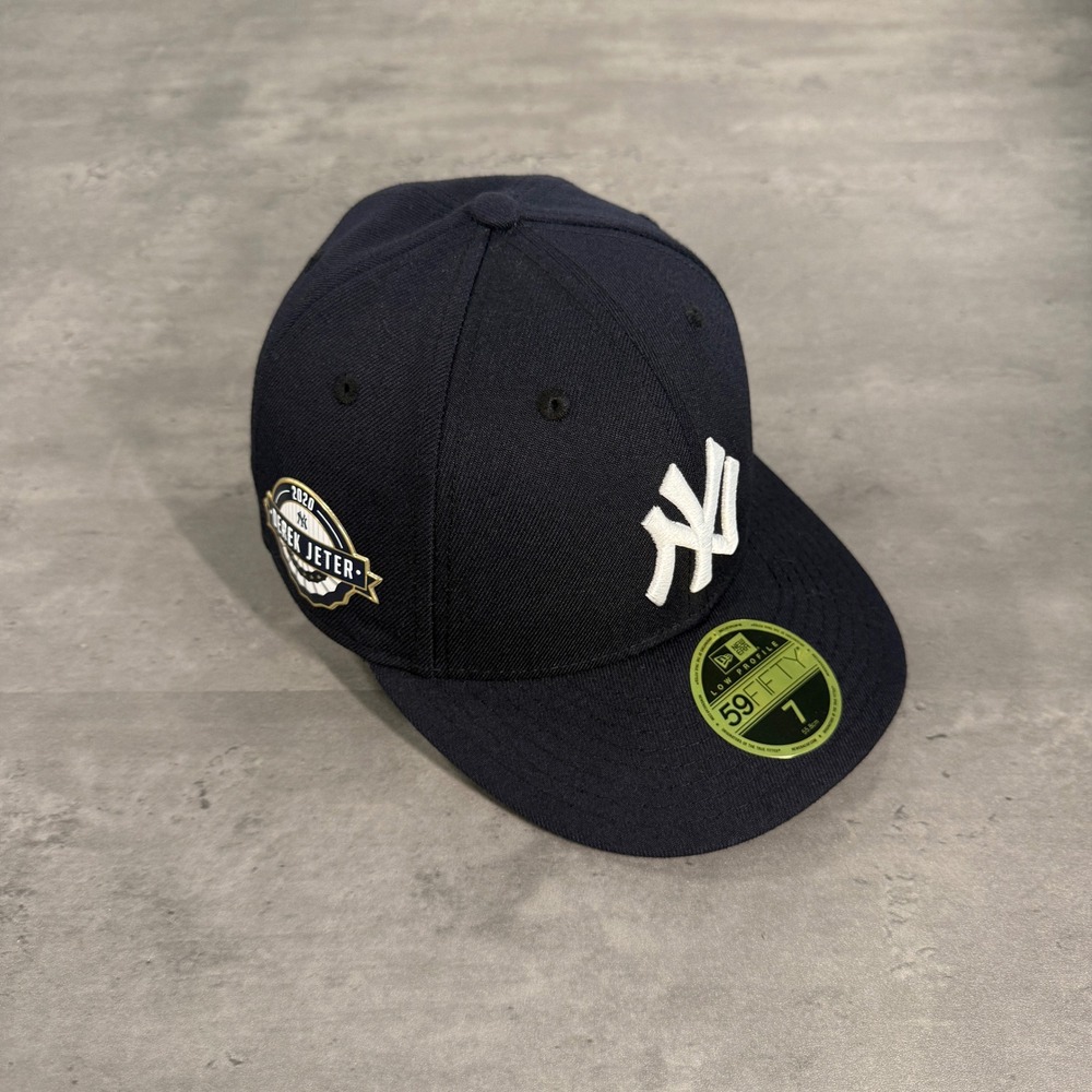 New Era New York Yankees Hat 7 Navy Derek Jeter 2020 HOF 59FIFTY Low Profile